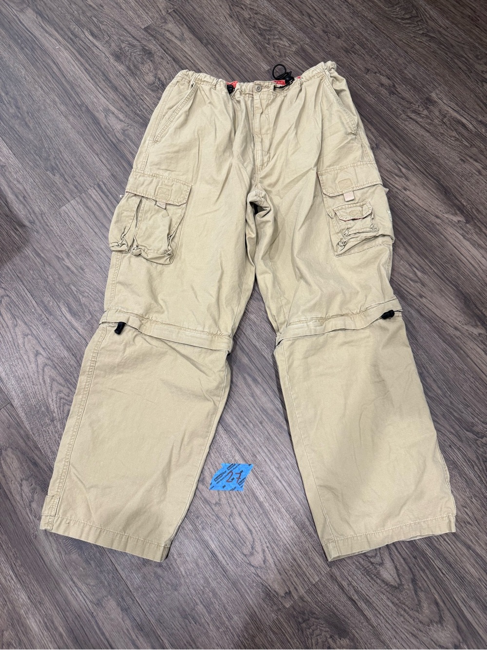 Vintage American Eagle Outfitters Tan Convertible Cargo Pants
